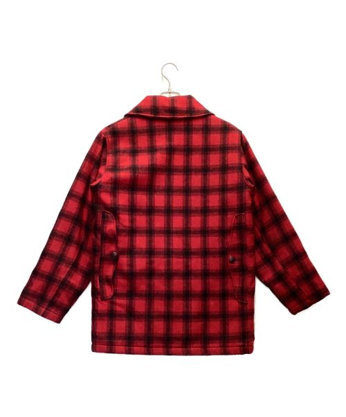 WOOLRICH（ウールリッチ）WOOLRICH (ウールリッチ) マッキーノジャケット レッド×ブラック サイズ:34の古着・服飾アイテム
