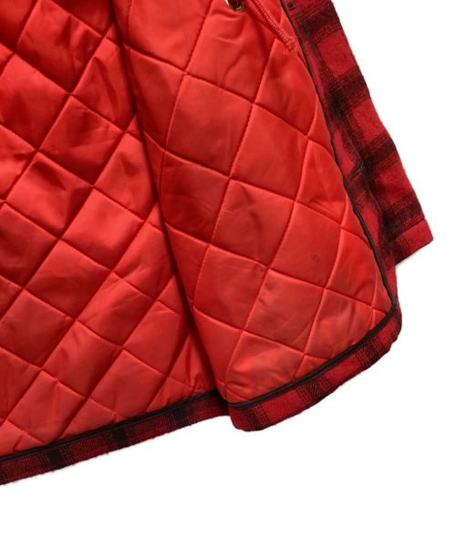 WOOLRICH（ウールリッチ）WOOLRICH (ウールリッチ) マッキーノジャケット レッド×ブラック サイズ:34の古着・服飾アイテム