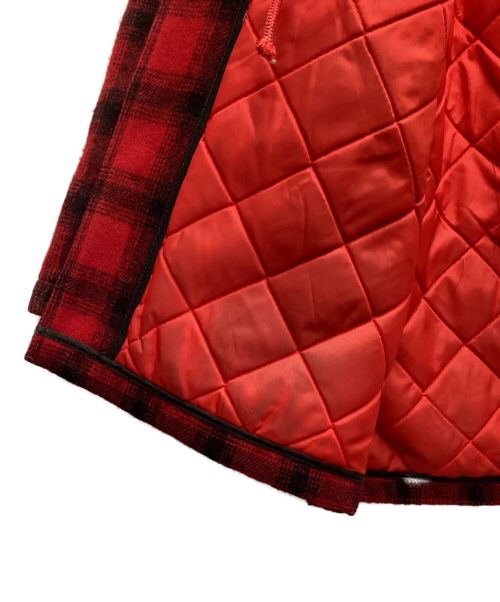 WOOLRICH（ウールリッチ）WOOLRICH (ウールリッチ) マッキーノジャケット レッド×ブラック サイズ:34の古着・服飾アイテム