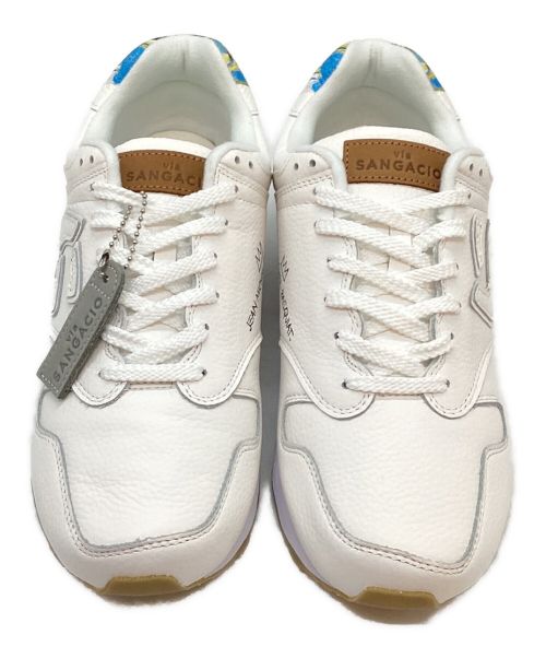 SANGACIO×BASQUIAT（サンガッチョ）SANGACIO×BASQUIAT (サンガッチョ) ローカットスニーカー ホワイト サイズ:US8 未使用品の古着・服飾アイテム