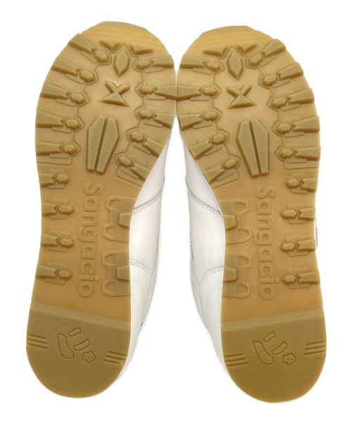 SANGACIO×BASQUIAT（サンガッチョ）SANGACIO×BASQUIAT (サンガッチョ) ローカットスニーカー ホワイト サイズ:US8 未使用品の古着・服飾アイテム