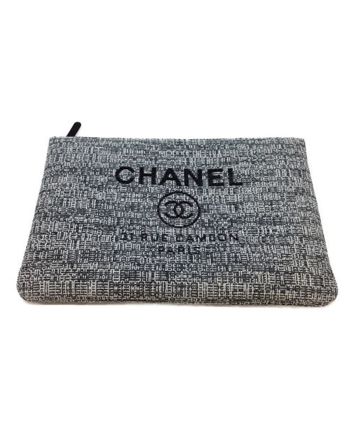 CHANEL（シャネル）CHANEL (シャネル) クラッチバッグ グレーの古着・服飾アイテム