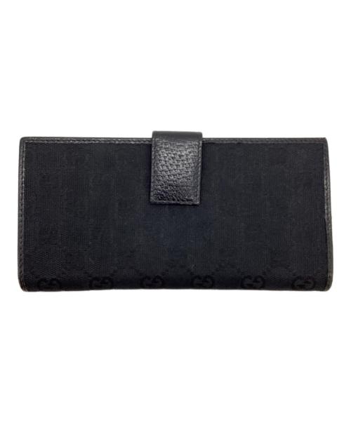 GUCCI（グッチ）GUCCI (グッチ) 長財布 ブラックの古着・服飾アイテム