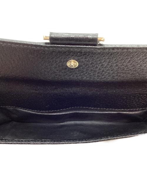 GUCCI（グッチ）GUCCI (グッチ) 長財布 ブラックの古着・服飾アイテム