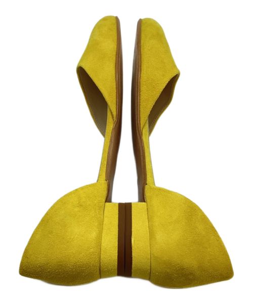 SANDRA MORALES（サンドラモラレス）SANDRA MORALES (サンドラモラレス) パンプス イエロー サイズ:37の古着・服飾アイテム