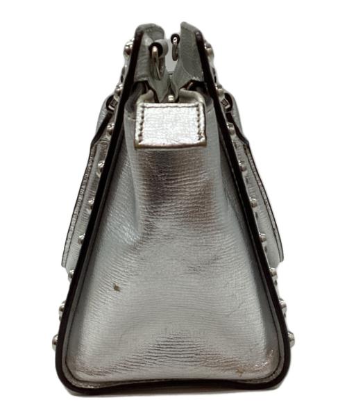 MICHAEL KORS（マイケル・コース）MICHAEL KORS (マイケルコース) 2WAYショルダーバッグ シルバーの古着・服飾アイテム