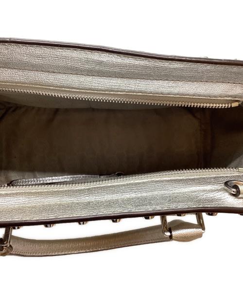 MICHAEL KORS（マイケル・コース）MICHAEL KORS (マイケルコース) 2WAYショルダーバッグ シルバーの古着・服飾アイテム