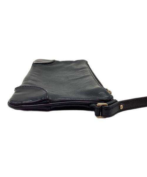 CHANEL（シャネル）CHANEL (シャネル) ラムスキンポーチ ブラックの古着・服飾アイテム