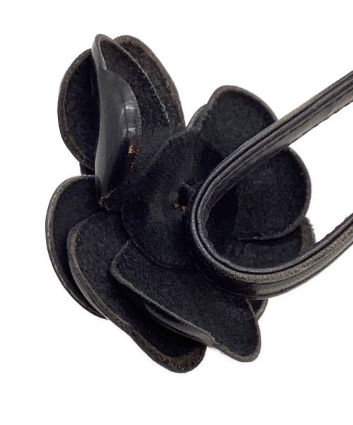 CHANEL（シャネル）CHANEL (シャネル) ラムスキンポーチ ブラックの古着・服飾アイテム