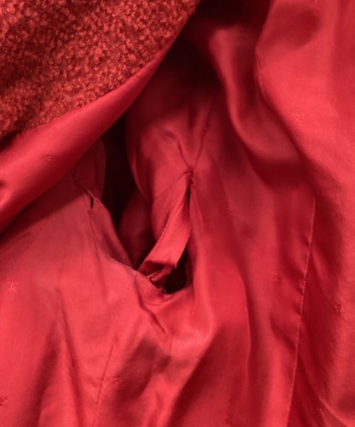 CHANEL（シャネル）CHANEL (シャネル) ツイードジャケット レッド サイズ:Mの古着・服飾アイテム