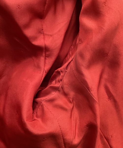 CHANEL（シャネル）CHANEL (シャネル) ツイードジャケット レッド サイズ:Mの古着・服飾アイテム