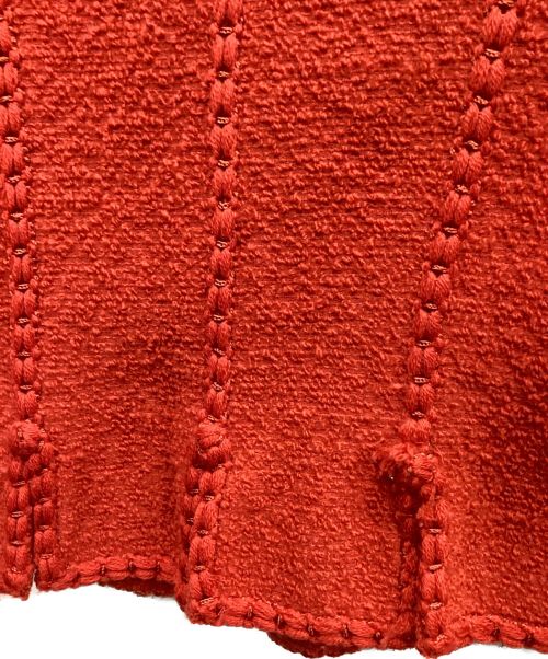 CHANEL（シャネル）CHANEL (シャネル) ツイードジャケット レッド サイズ:Mの古着・服飾アイテム