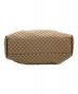 中古・古着 GUCCI (グッチ) ハンドバッグ ベージュ×ブラック：55000円