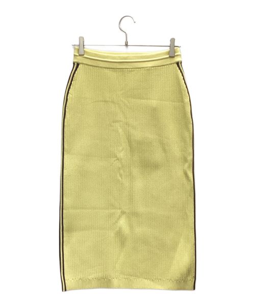GUCCI（グッチ）GUCCI (グッチ) adidas (アディダス) ニットスカート イエロー サイズ:XS 未使用品の古着・服飾アイテム