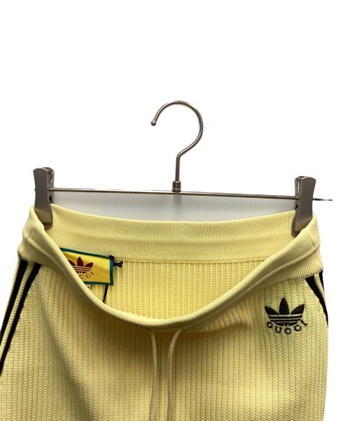 GUCCI（グッチ）GUCCI (グッチ) adidas (アディダス) ニットスカート イエロー サイズ:XS 未使用品の古着・服飾アイテム