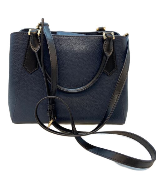 MICHAEL KORS（マイケル・コース）MICHAEL KORS (マイケルコース) 2WAYバッグ ネイビー×ブラックの古着・服飾アイテム