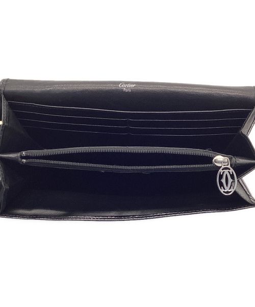 Cartier（カルティエ）Cartier (カルティエ) 長財布 ブラックの古着・服飾アイテム