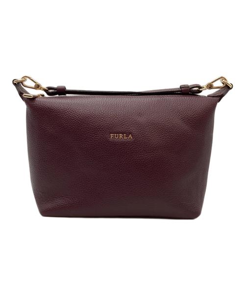 FURLA（フルラ）FURLA (フルラ) 2WAYハンドバッグ バーガンディーの古着・服飾アイテム