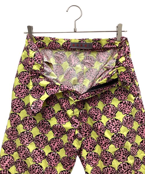 MARNI（マルニ）MARNI (マルニ) パンツ イエロー×ピンク サイズ:36の古着・服飾アイテム