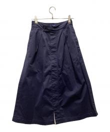 Gymphlex（ジムフレックス）の古着「コットンスカート」｜ネイビー