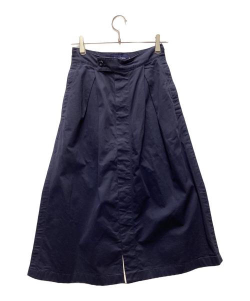 Gymphlex（ジムフレックス）Gymphlex (ジムフレックス) コットンスカート ネイビー サイズ:14の古着・服飾アイテム