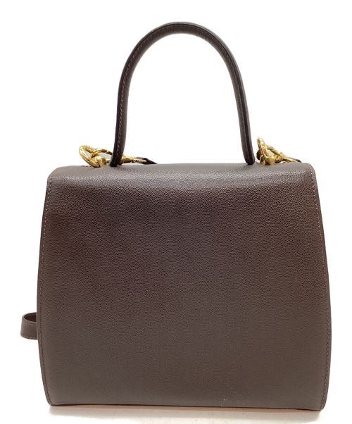 CELINE（セリーヌ）CELINE (セリーヌ) 2WAYショルダーバッグ ブラウンの古着・服飾アイテム