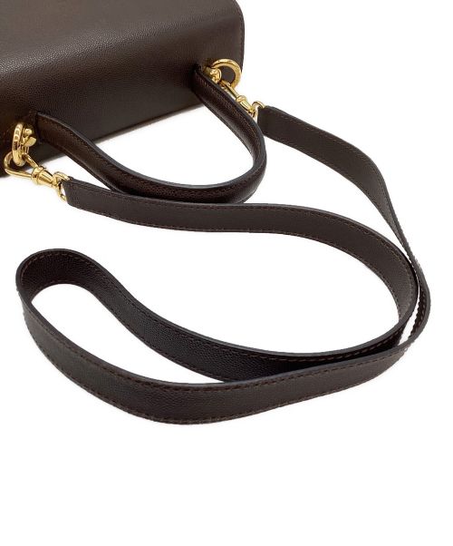 CELINE（セリーヌ）CELINE (セリーヌ) 2WAYショルダーバッグ ブラウンの古着・服飾アイテム