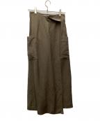 BABYLONEバビロン）の古着「タイトスカート」｜カーキ