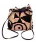 MARNI (マルニ) キャンバスバッグ ピンク×ブラック：7000円