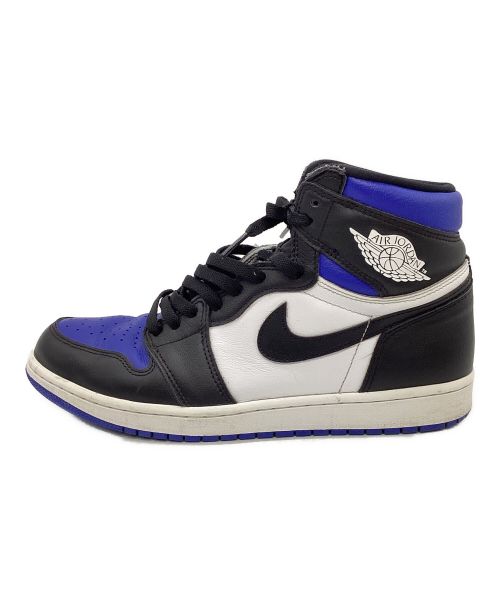 NIKE（ナイキ）NIKE (ナイキ) Nike Air Jordan 1 Retro High OG ブラック×ブルー×ホワイト サイズ:28の古着・服飾アイテム