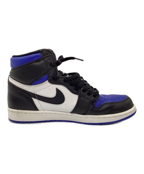 NIKE（ナイキ）NIKE (ナイキ) Nike Air Jordan 1 Retro High OG ブラック×ブルー×ホワイト サイズ:28の古着・服飾アイテム