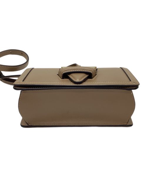 LOEWE（ロエベ）LOEWE (ロエベ) レザーショルダーバッグ ライトブラウンの古着・服飾アイテム