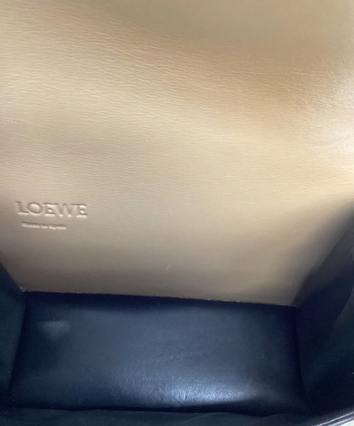 LOEWE（ロエベ）LOEWE (ロエベ) レザーショルダーバッグ ライトブラウンの古着・服飾アイテム