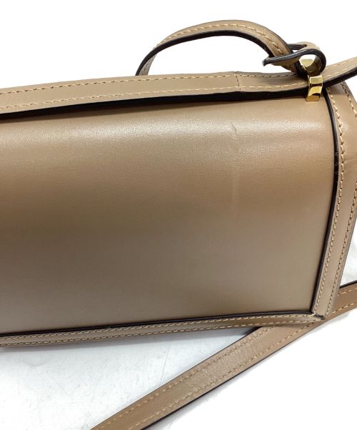 LOEWE（ロエベ）LOEWE (ロエベ) レザーショルダーバッグ ライトブラウンの古着・服飾アイテム