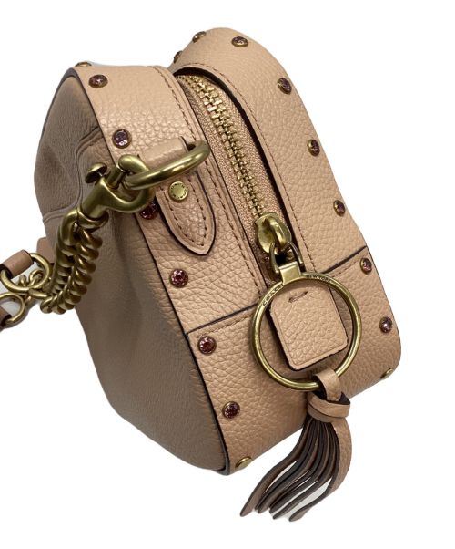 COACH（コーチ）COACH (コーチ) ショルダーバッグ ピンクベージュの古着・服飾アイテム
