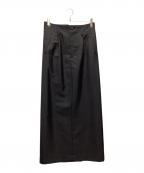Y'sワイズ）の古着「ロングスカート」｜ブラック