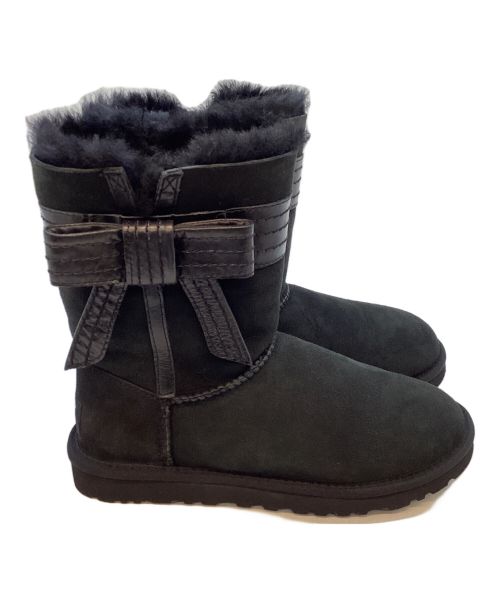 UGG（アグ）UGG (アグ) ムートンブーツ ブラック サイズ:USA6の古着・服飾アイテム
