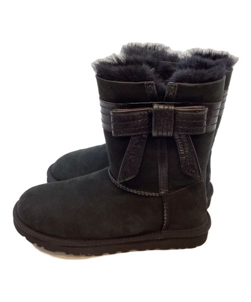 UGG（アグ）UGG (アグ) ムートンブーツ ブラック サイズ:USA6の古着・服飾アイテム