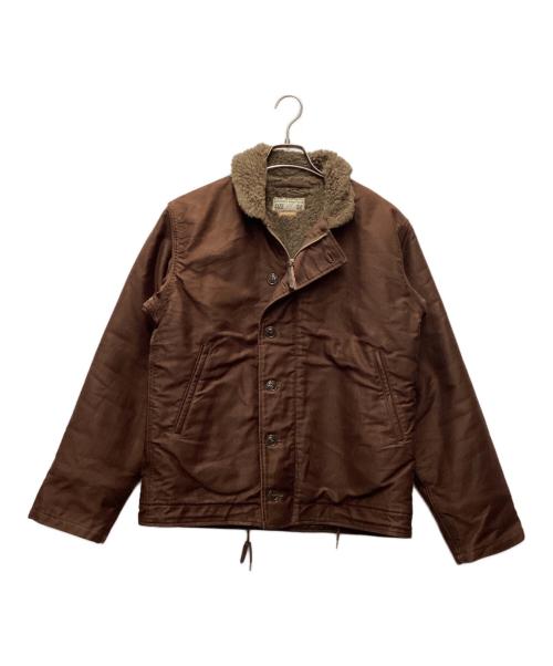 BUZZ RICKSON'S（バズリクソンズ）BUZZ RICKSON'S (バズリクソンズ) N-1デッキジャケット ブラウン サイズ:38の古着・服飾アイテム
