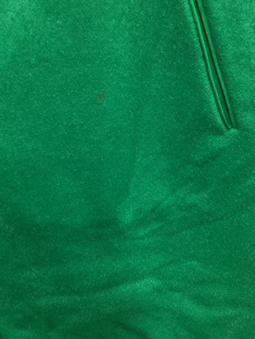 STUMBLY（スタンブリ―）STUMBLY (スタンブリ―) ノースリーブコート グリーン×グレー サイズ:36の古着・服飾アイテム