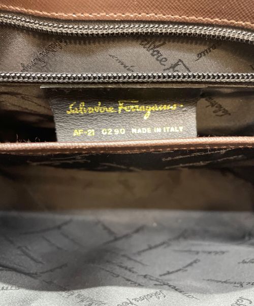 Salvatore Ferragamo（サルヴァトーレ フェラガモ）Salvatore Ferragamo (サルヴァトーレ フェラガモ) ハンドバッグ ブラウンの古着・服飾アイテム