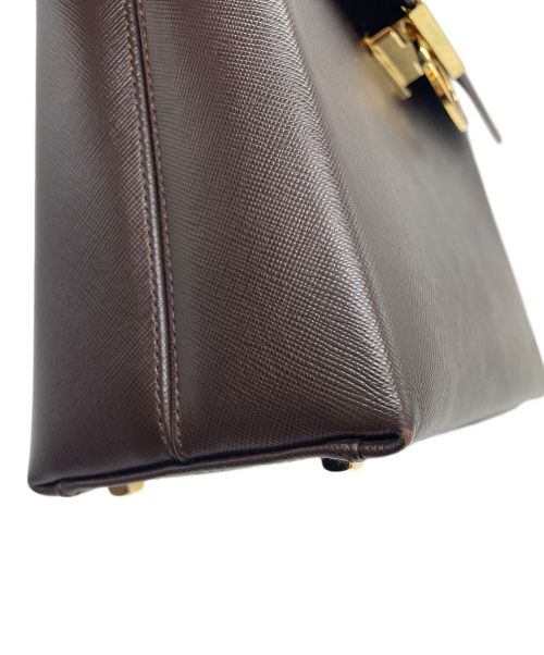 Salvatore Ferragamo（サルヴァトーレ フェラガモ）Salvatore Ferragamo (サルヴァトーレ フェラガモ) ハンドバッグ ブラウンの古着・服飾アイテム