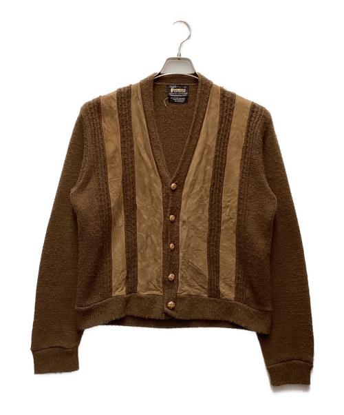 Sears（シアーズ）Sears (シアーズ) ニットカーディガン ブラウン サイズ:Lの古着・服飾アイテム