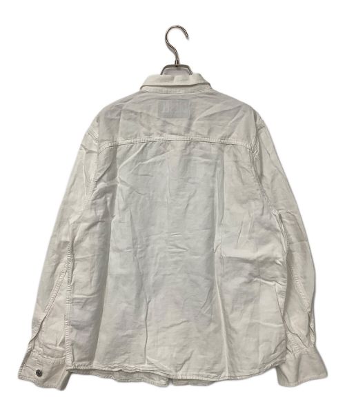 DIESEL（ディーゼル）DIESEL (ディーゼル) シャツジャケット ホワイト サイズ:Mの古着・服飾アイテム