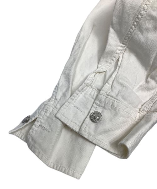 DIESEL（ディーゼル）DIESEL (ディーゼル) シャツジャケット ホワイト サイズ:Mの古着・服飾アイテム