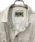 中古・古着 DIESEL (ディーゼル) シャツジャケット ホワイト サイズ:M：8000円