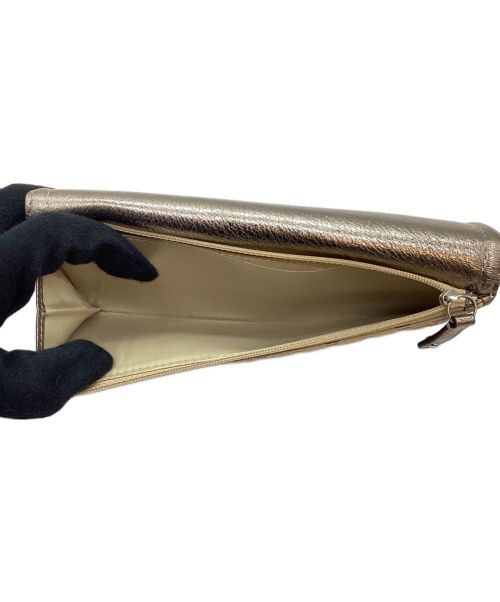 COACH（コーチ）COACH (コーチ) 長財布 ライトブラウン×メタリックブラウンの古着・服飾アイテム