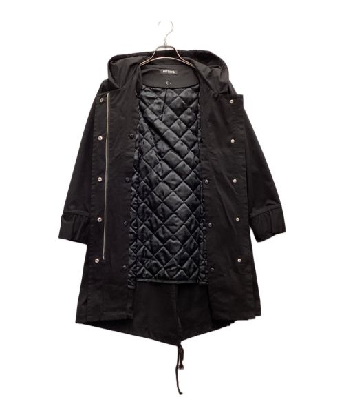 MARY QUANT（マリークヮント）MARY QUANT (マリークヮント) モッズコート ブラック サイズ:Mの古着・服飾アイテム