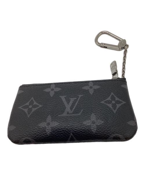 LOUIS VUITTON（ルイ ヴィトン）LOUIS VUITTON (ルイ ヴィトン) コイン・キーケース グレー×ブラックの古着・服飾アイテム