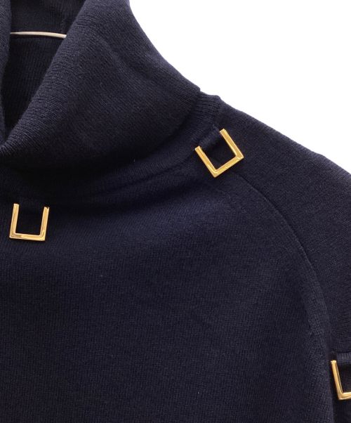 LOUIS VUITTON（ルイ ヴィトン）LOUIS VUITTON (ルイ ヴィトン) ニットワンピース ネイビー サイズ:Sの古着・服飾アイテム